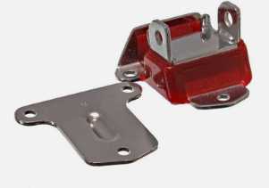 Engine Mount: Chev V8 - Tall & Narrow (ea) - CHROME RED