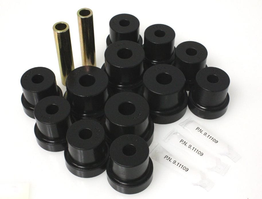 Leaf Spring Front & Rear bushing Kit: 70-81F ++ (USA Polyurethan